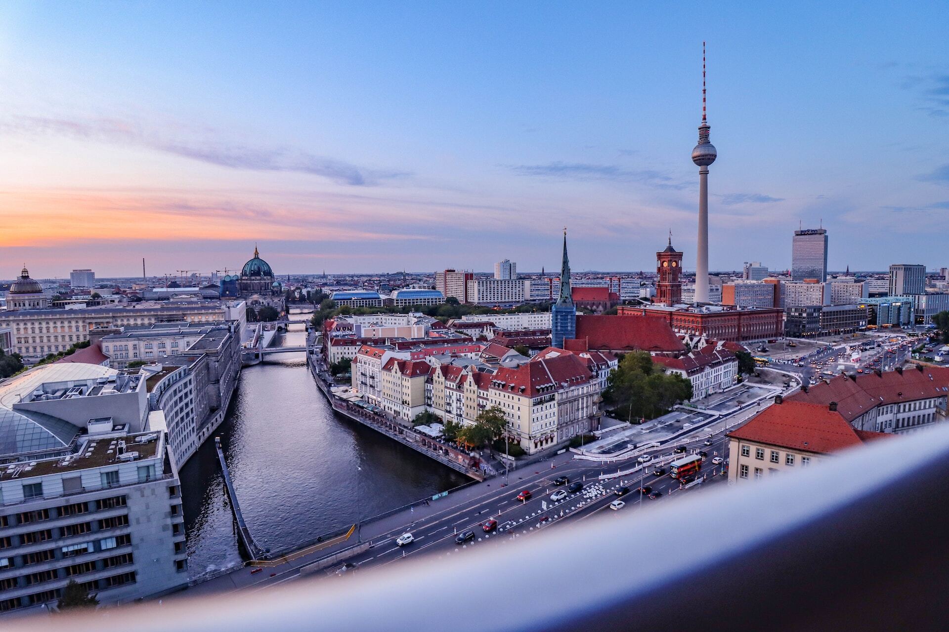 Berlin on a clear day